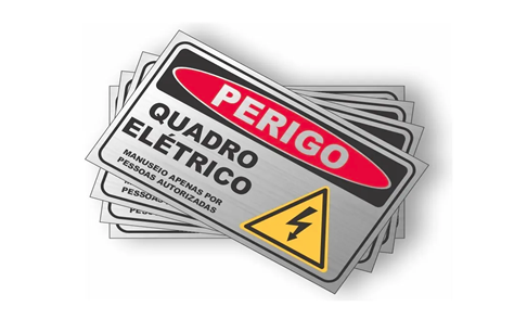 Placa de Sinalização de Segurança